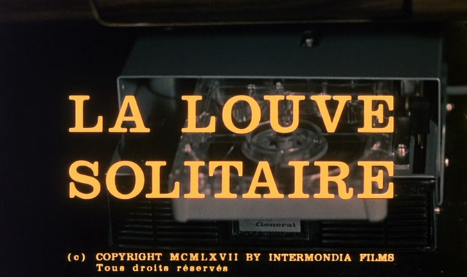 Title screen of La louve solitaire