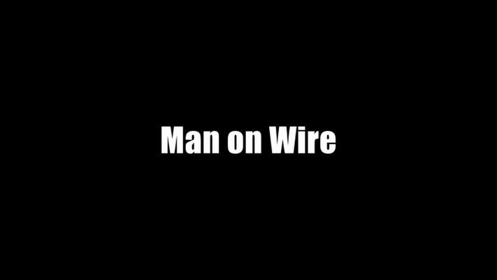 Title screen of Man on Wire