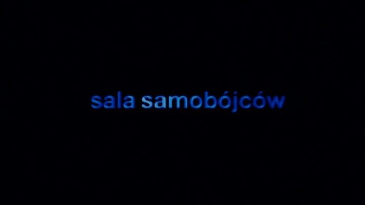 Title screen of Sala samobójców