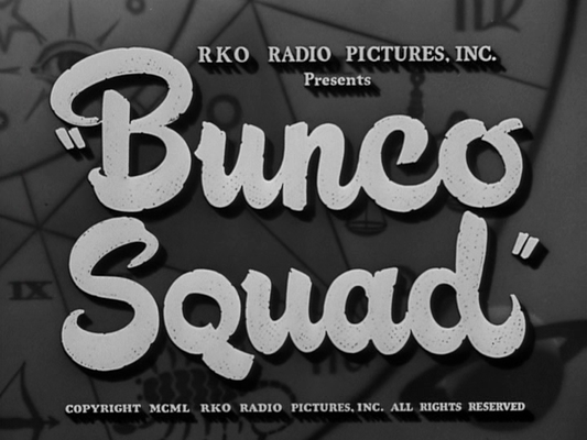 Title screen of Bunco Squad
