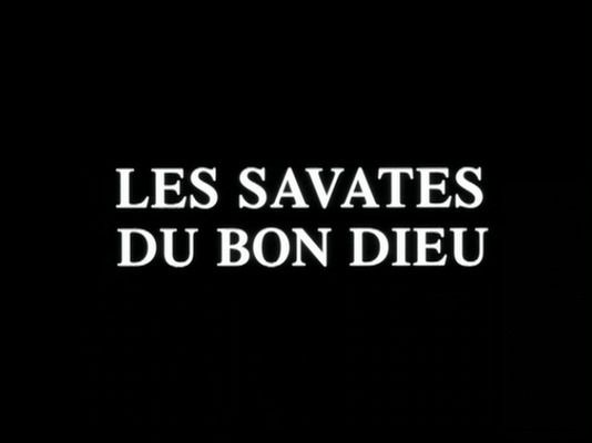 Title screen of Les savates du bon Dieu