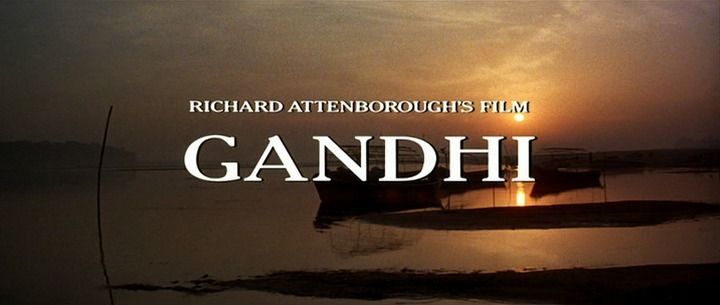 Title screen of Gandhi