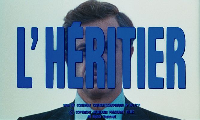 Title screen of L'héritier