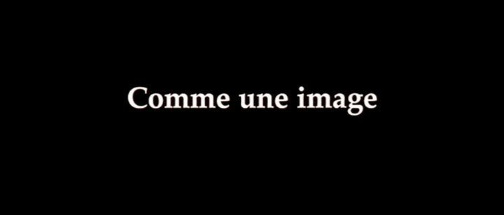 Title screen of Comme une image