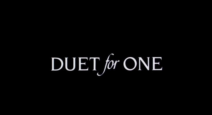 Title screen of Duet for One