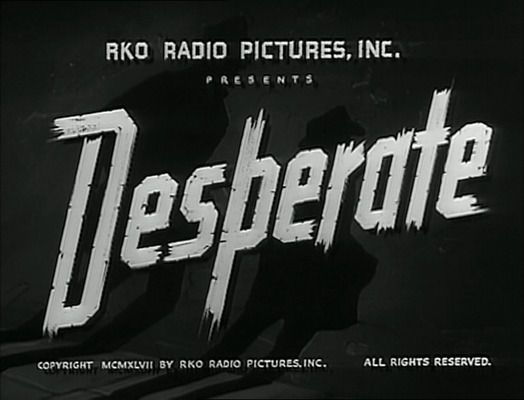 Title screen of Desperate