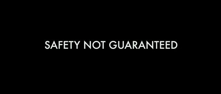 Title screen of Safety Not Guaranteed