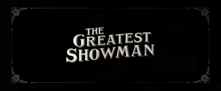 Title screen of The Greatest Showman