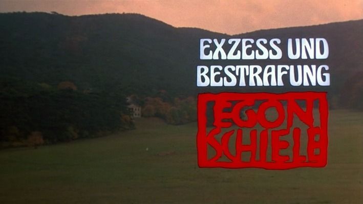 Title screen of Egon Schiele - Exzesse