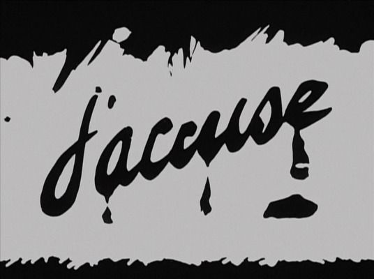 Title screen of J'accuse!