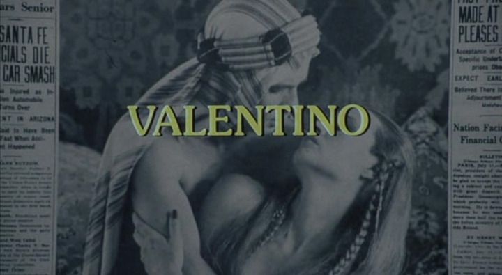 Title screen of Valentino