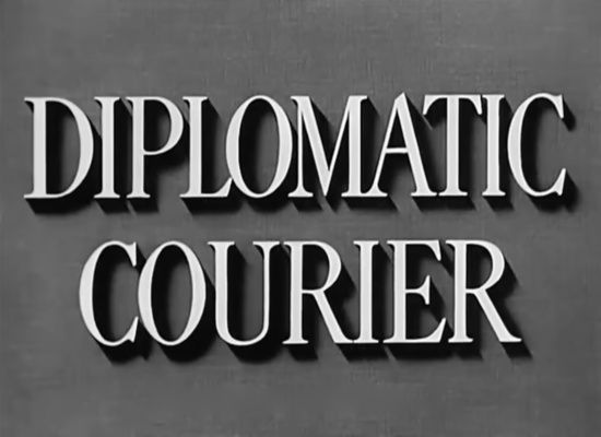 Title screen of Diplomatic Courier