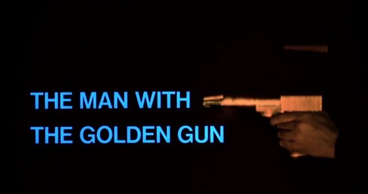 Title screen of The Man with the Golden Gun