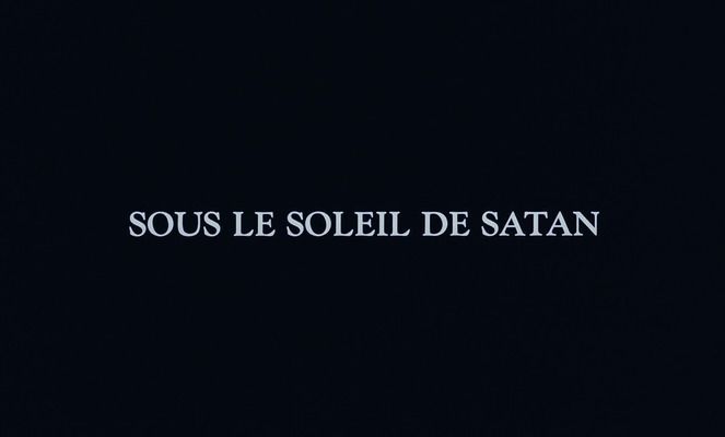 Title screen of Sous le soleil de Satan