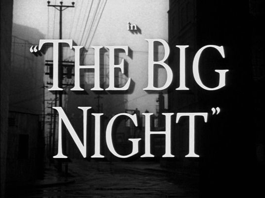 Title screen of The Big Night
