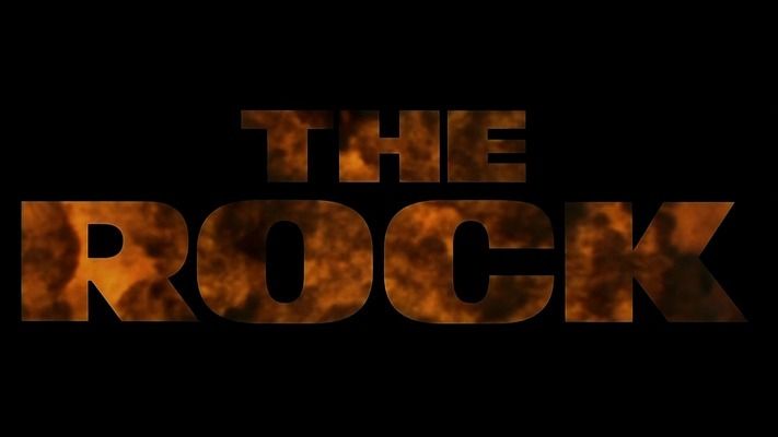 Title screen of The Rock