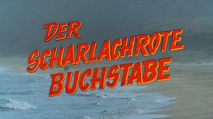 Title screen of Der scharlachrote Buchstabe