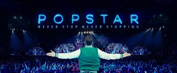 Title screen of Popstar: Never Stop Never Stopping