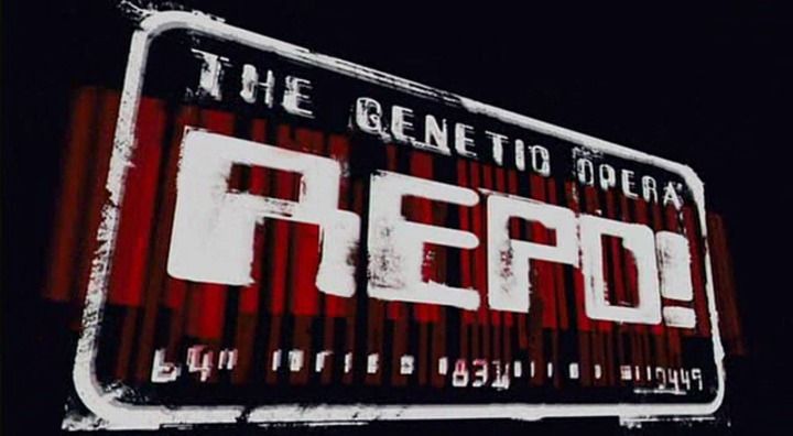 Title screen of Repo! The Genetic Opera