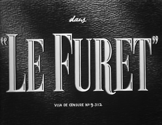 Title screen of Le furet