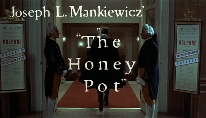 Title screen of The Honey Pot