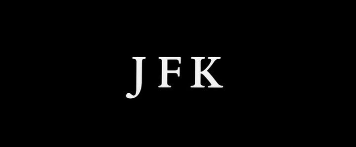 Title screen of JFK