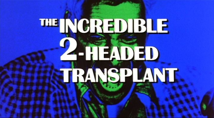 Title screen of The Incredible 2-Headed Transplant