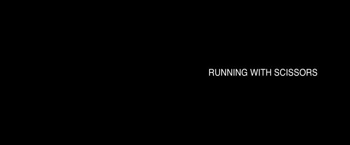 Title screen of Running with Scissors