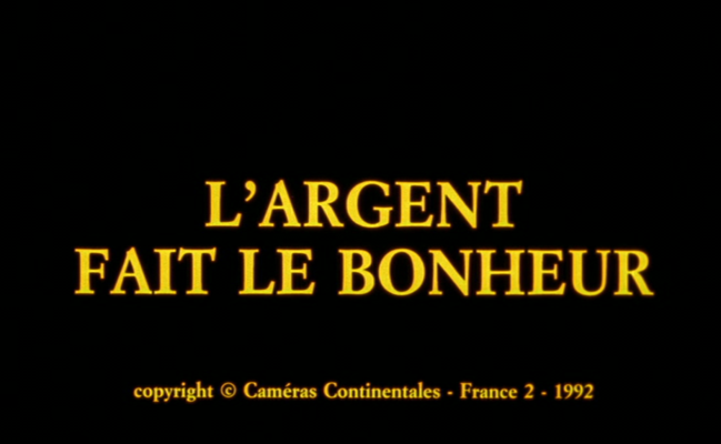 Title screen of L'argent fait le bonheur