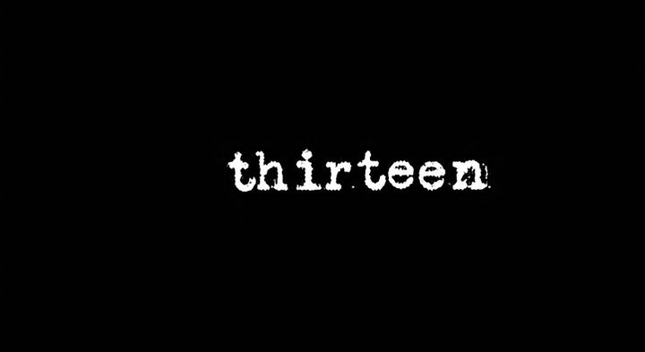 Title screen of Thirteen