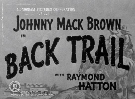 Title screen of Back Trail