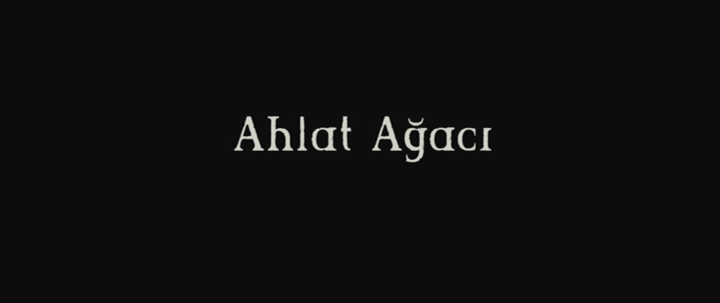 Title screen of Ahlat Agaci