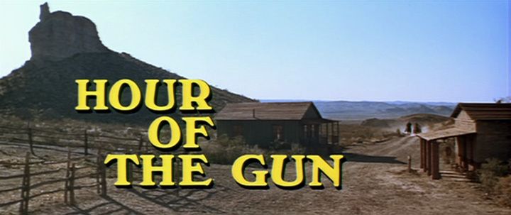 Title screen of Hour of the Gun