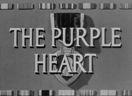 Title screen of The Purple Heart