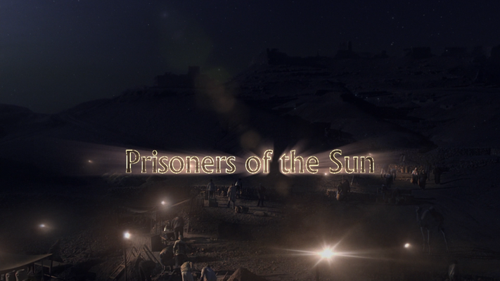 Title screen of Prisoners of the Sun