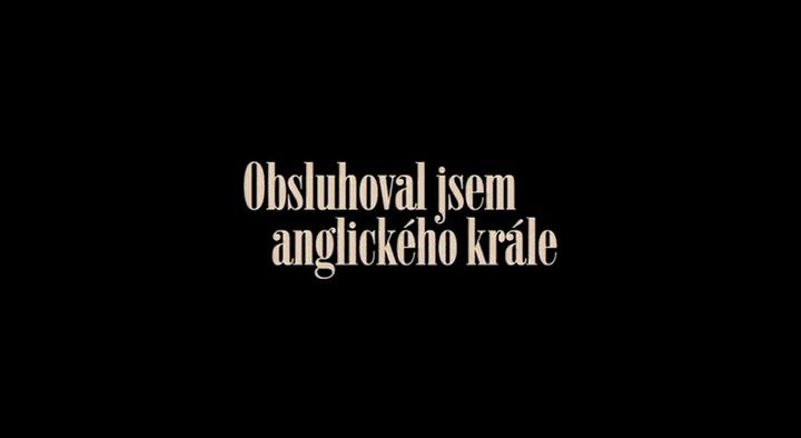 Title screen of Obsluhoval jsem anglického krále
