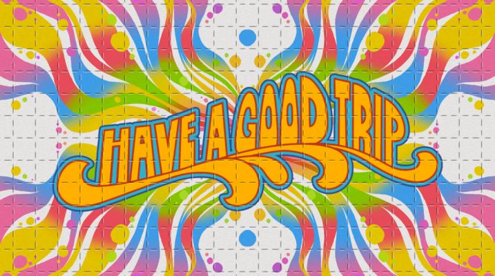 Title screen of Have a Good Trip: Adventures in Psychedelics