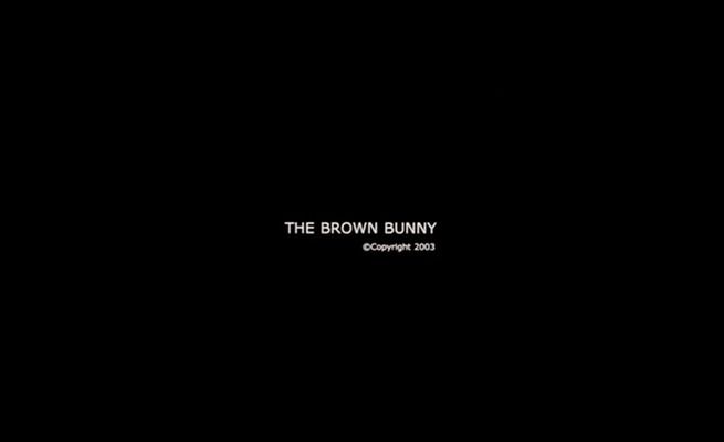 Title screen of The Brown Bunny