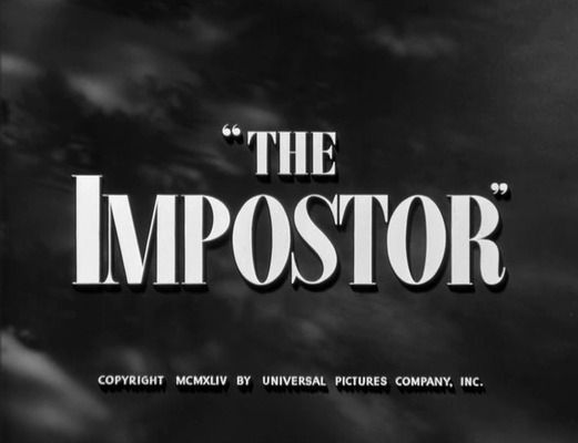 Title screen of The Impostor