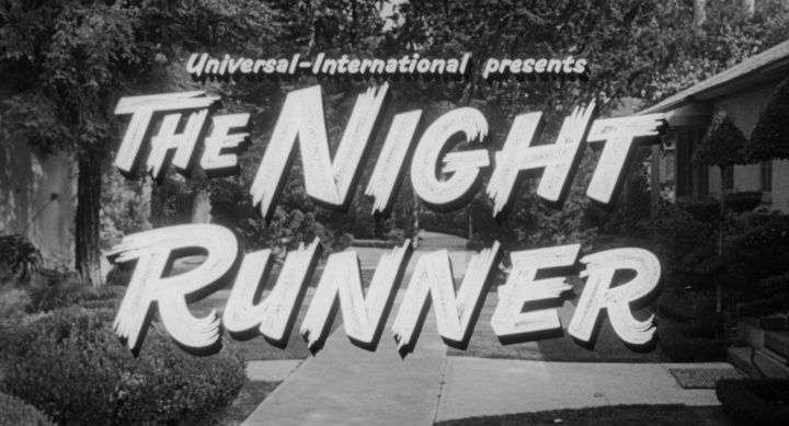 Title screen of The Night Runner