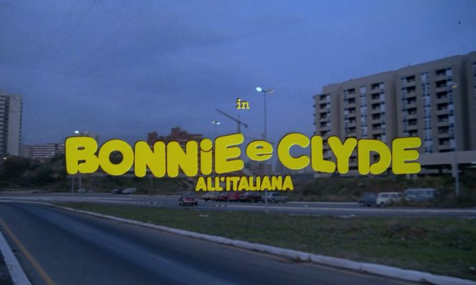 Title screen of Bonnie e Clyde all'italiana