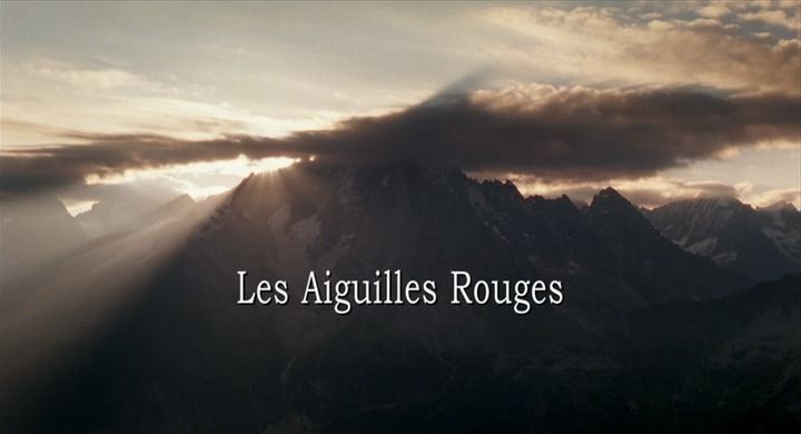 Title screen of Les aiguilles rouges