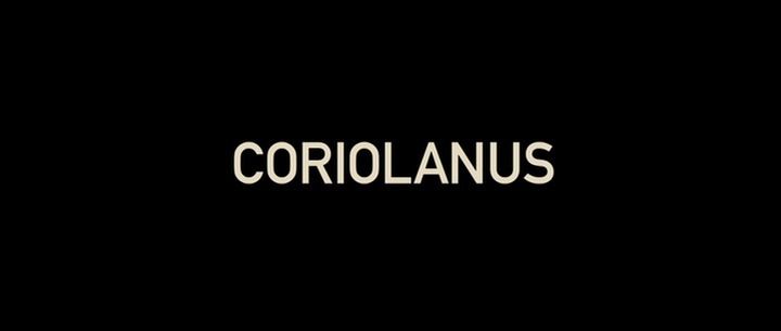 Title screen of Coriolanus