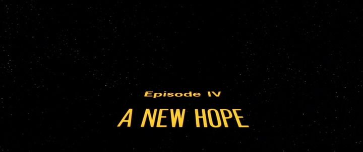 Title screen of Star Wars