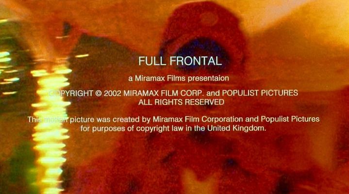 Title screen of Full Frontal