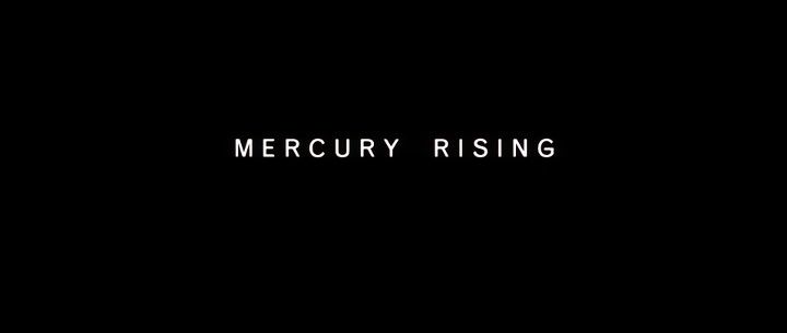 Title screen of Mercury Rising