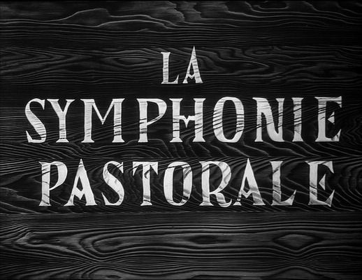 Title screen of La symphonie pastorale