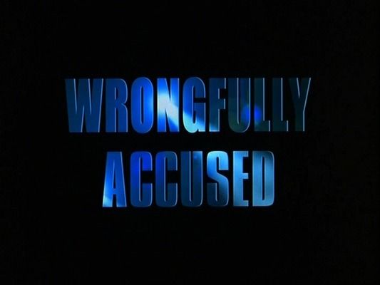 Title screen of Wrongfully Accused