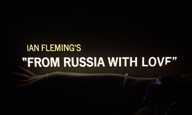 Title screen of From Russia with Love