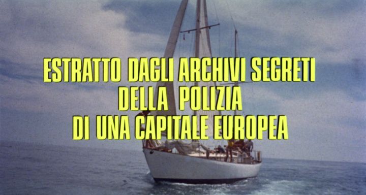 Title screen of Estratto dagli archivi segreti della polizia di una capitale europea
